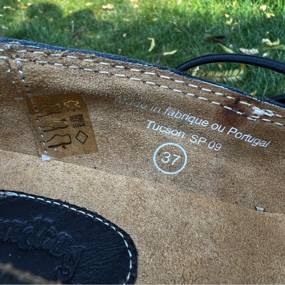 Groundhog Tucson Leather Natural Cork Wedge - Picture 8 of 10